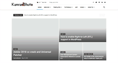 Desktop Screenshot of kamranbhutto.com